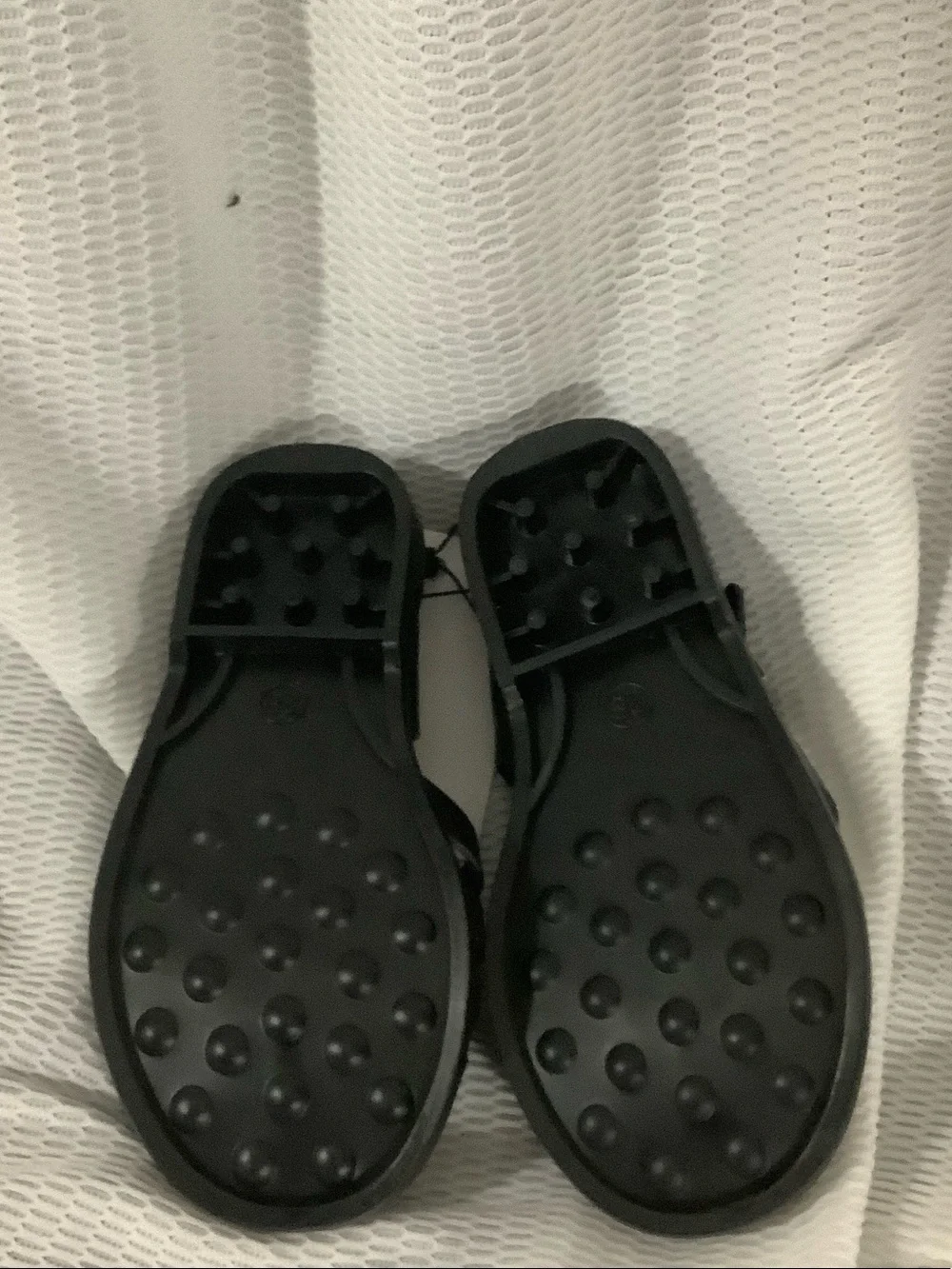 Classic Black Girls' Woven Sandals
